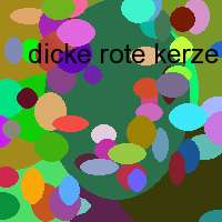 dicke rote kerze