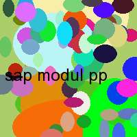 sap modul pp